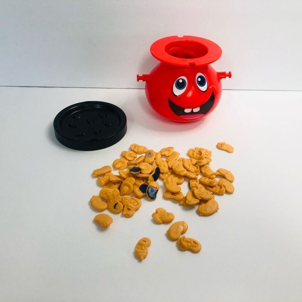 don’t spill the beans replacement red pot with lid and beans
